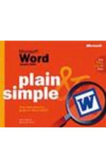 Microsoft Word Version 2002 Plain & Simple