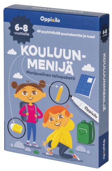 Kouluunmenijä tekemiskortit 6-8 v