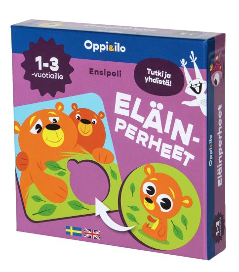 Eläinperheet -ensipeli 1-3 v