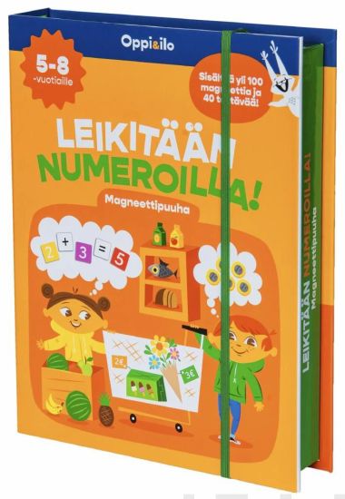 Magneettipuuha, Leikitään numeroilla 5-8 v