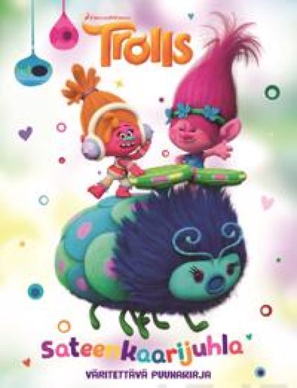 TROLLS VÄRITYS- JA PUUHAKIRJA