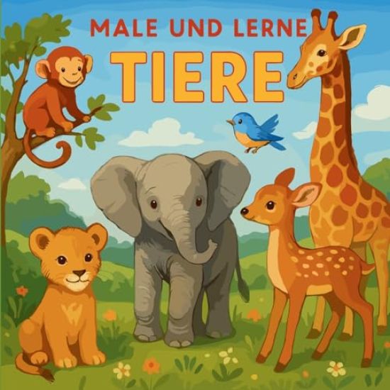 Male und Lerne Tiere