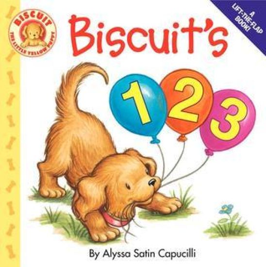 Biscuit's 123: A Lift-The-Flap Counting Board Book for Kids