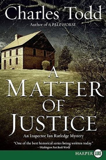 A Matter of Justice Large Print