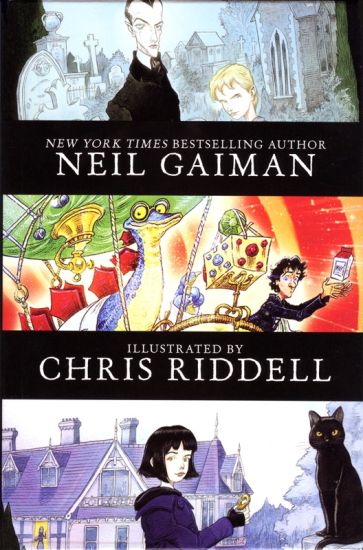 Neil Gaiman/Chris Riddell 3-Book Box Set: Coraline; The Graveyard Book; Fortunately, the Milk