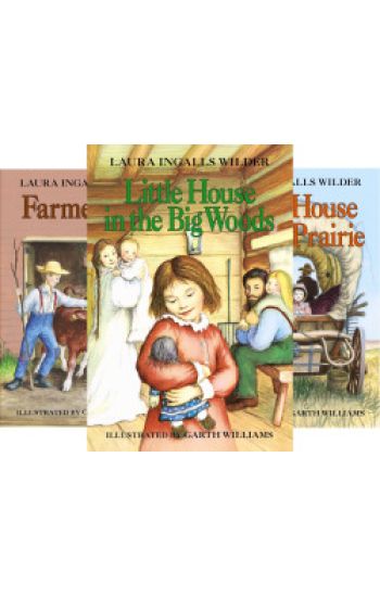 Little House Hardcover 3-Book Box Set: Little House in the Big Woods, Farmer Boy, and Little House on the Prairie