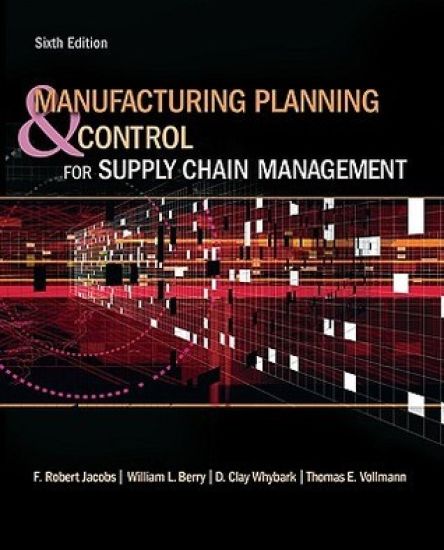 Manufacturing Planning and Control for Supply Chain Management
