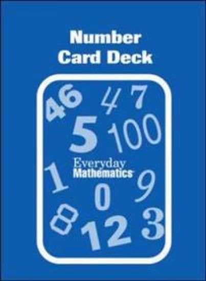 Everyday Mathematic Grades PK-K, Family Games Kit Number Card Deck (Set of 5)