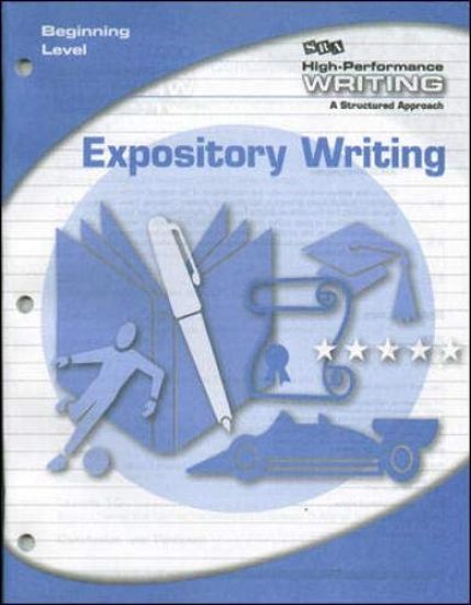 High-Performance Writing Beginning Level, Expository Writing