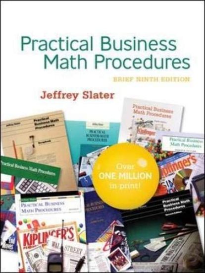 Practical Business Math Procedures Brief Edition with Student DVD, wsjinsert,BuMath Handbook