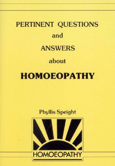 Pertinent Questions And Answers About Homoeopathy
