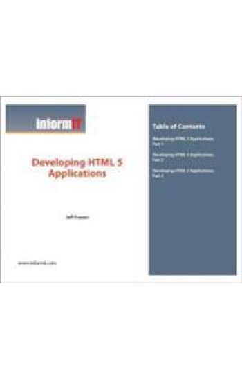 InformIT Developing Applications in HTML5 Series, The