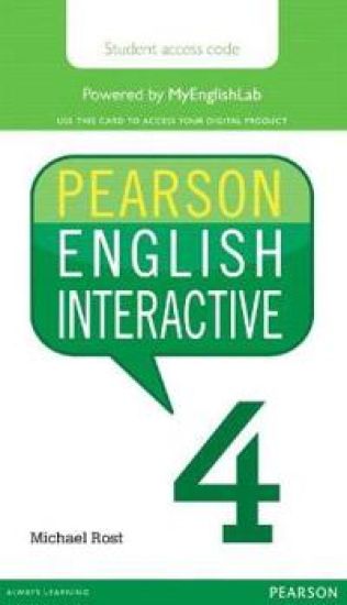 Pearson English Interactive 4 (Access Code Card)