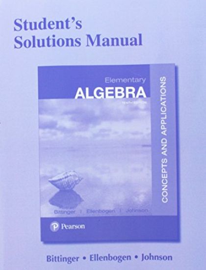 Student Solutions Manual for Elementary Algebra