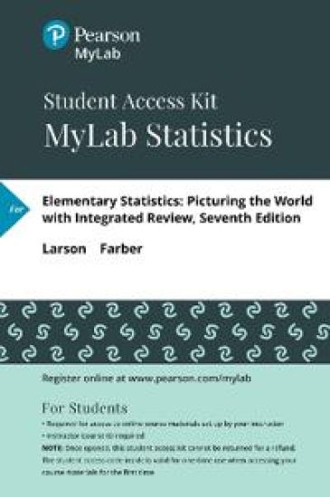 MyLab Statistics with Pearson eText (up to 24 months) Access Code for Elementary Statistics