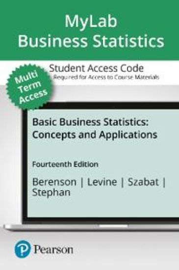 MyLab Statistics with Pearson eText Access Code (24 Months) for Basic Business Statistics