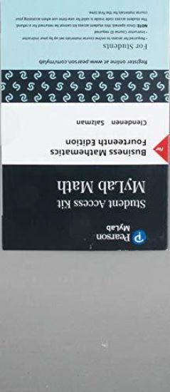 MyLab Math with Pearson eText Access Code (24 Months) for Business Mathematics