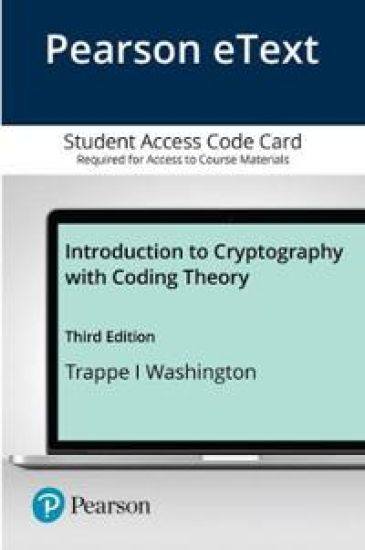 Introduction to Cryptography with Coding Theory