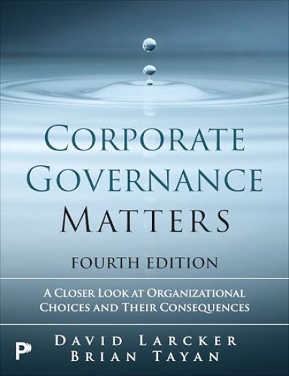 Corporate Governance Matters 4th edition
