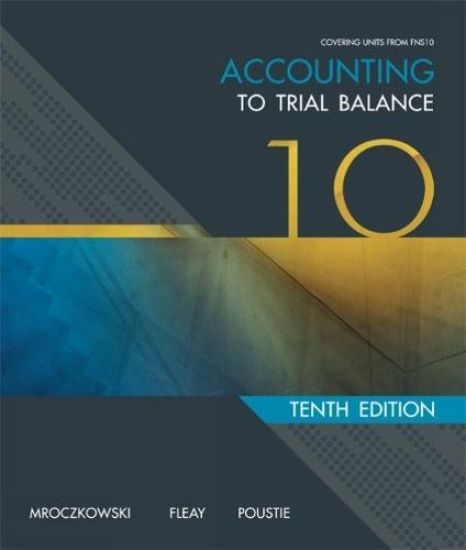 RTO Accounting: To Trial Balance