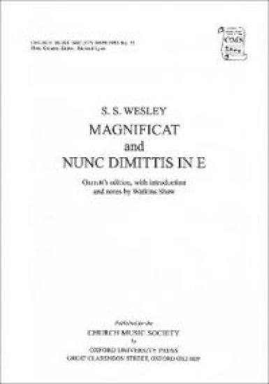 Magnificat and Nunc Dimittis in E