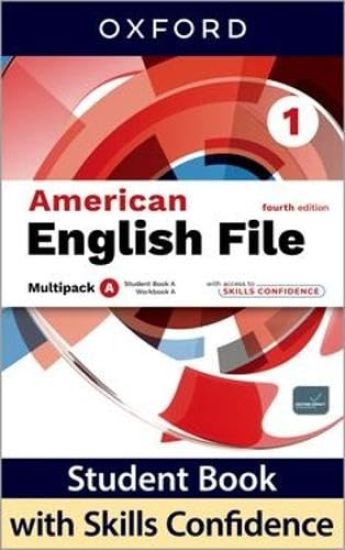 American English File fourth edition Level 1 Student Book & Workbook with access to Skills Confidence multi-pack A