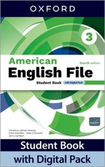 American English File fourth edition Level 3 Student Book with Digital Pack