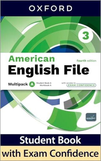 American English File fourth edition Level 3 Student Book & Workbook with access to Exam Confidence multi-pack A