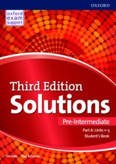 Solutions: Pre-Intermediate: Student's Book A Units 1-3