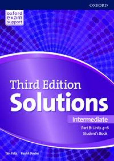 Solutions: Intermediate: Student's Book B Units 4-6