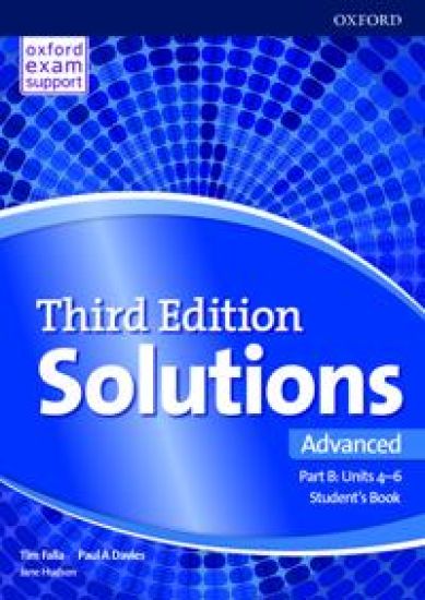 Solutions: Advanced: Student's Book B Units 4-6