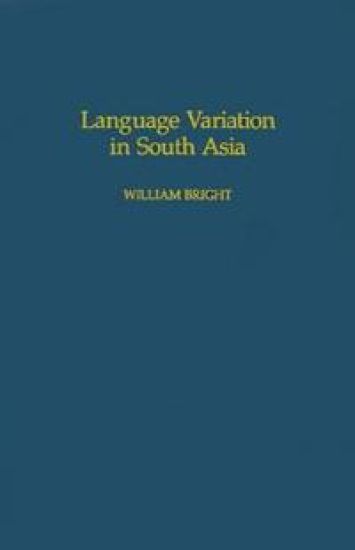 Language Variation in South Asia