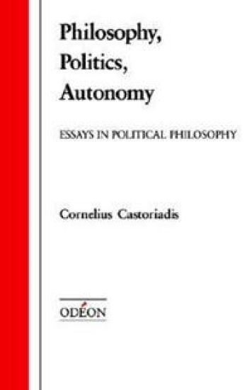 Philosophy, Politics, Autonomy
