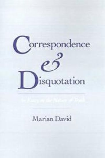 Correspondence and Disquotation