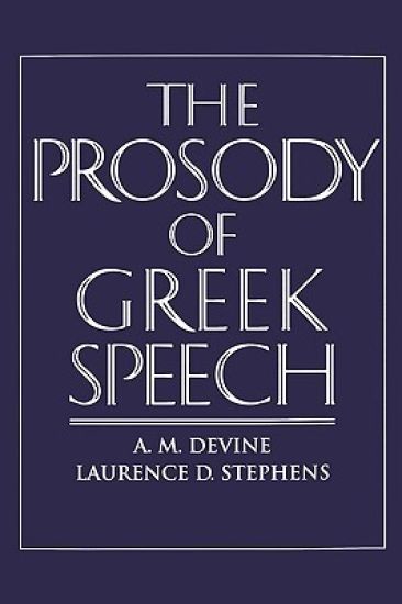 The Prosody of Greek Speech
