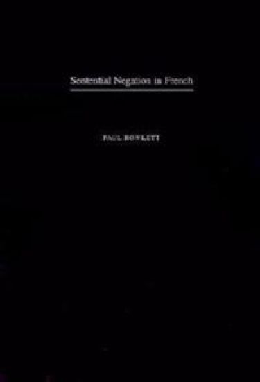 Sentential Negation in French