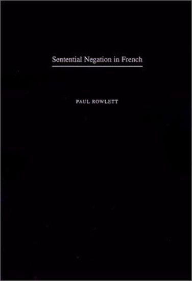 Sentential Negation in French