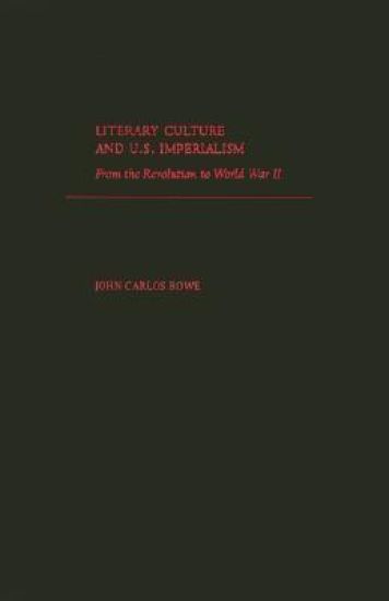 Literary Culture and US Imperialism