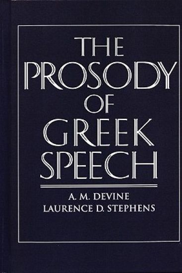 The Prosody of Greek Speech