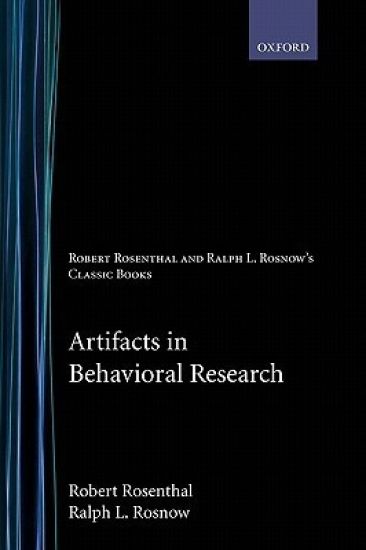 Artifacts in Behavioral Research