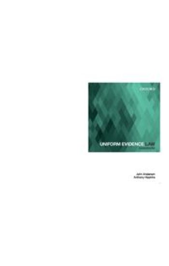 Uniform Evidence Law Guidebook
