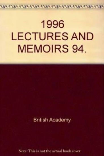Proceedings British Academy 94, 1996