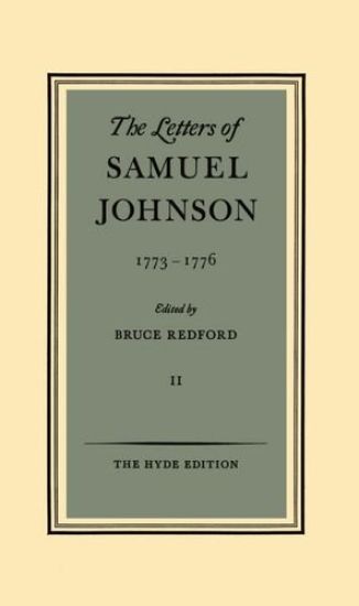 The Letters of Samuel Johnson: Volume II: 1773-1776
