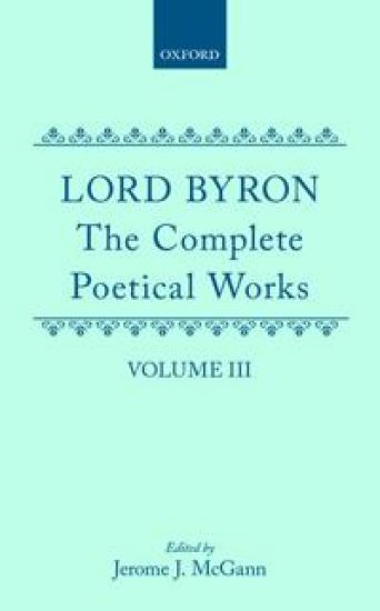 The Complete Poetical Works: Volume 3