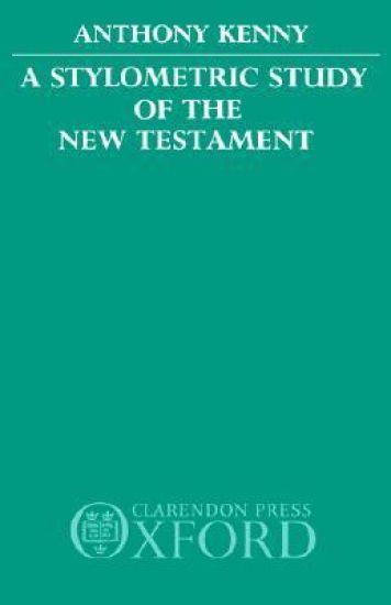 A Stylometric Study of the New Testament