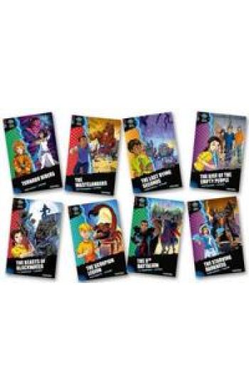 Project X Alien Adventures: Dark Red + Book Band, Oxford Levels 19-20: Dark Red + Book Band, Mixed Pack of 8