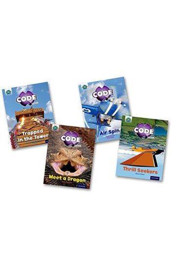 Project X CODE Extra: Light Blue Book Band, Oxford Level 4: Dragon Quest and Wild Rides, Mixed Pack of 4