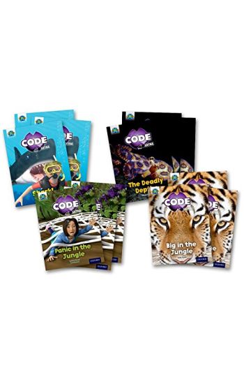 Project X CODE Extra: Green Book Band, Oxford Level 5: Jungle Trail and Shark Dive, Class pack of 12
