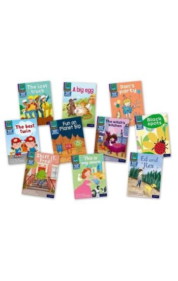 Read Write Inc. Phonics Book Bag Books: Purple Set 2 Book Bag Books (Mixed Pack of 10).