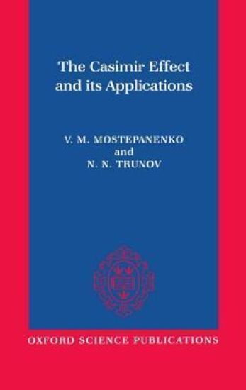 The Casimir Effect and Its Applications